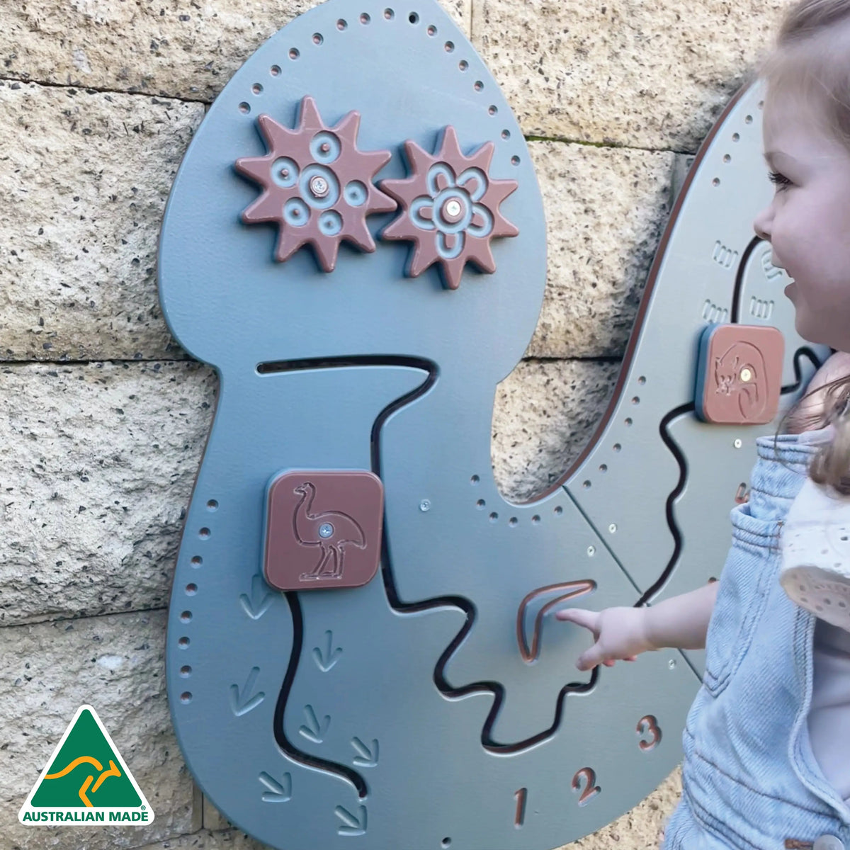 Rainbow Serpent OUTDOOR Wall Game Education National