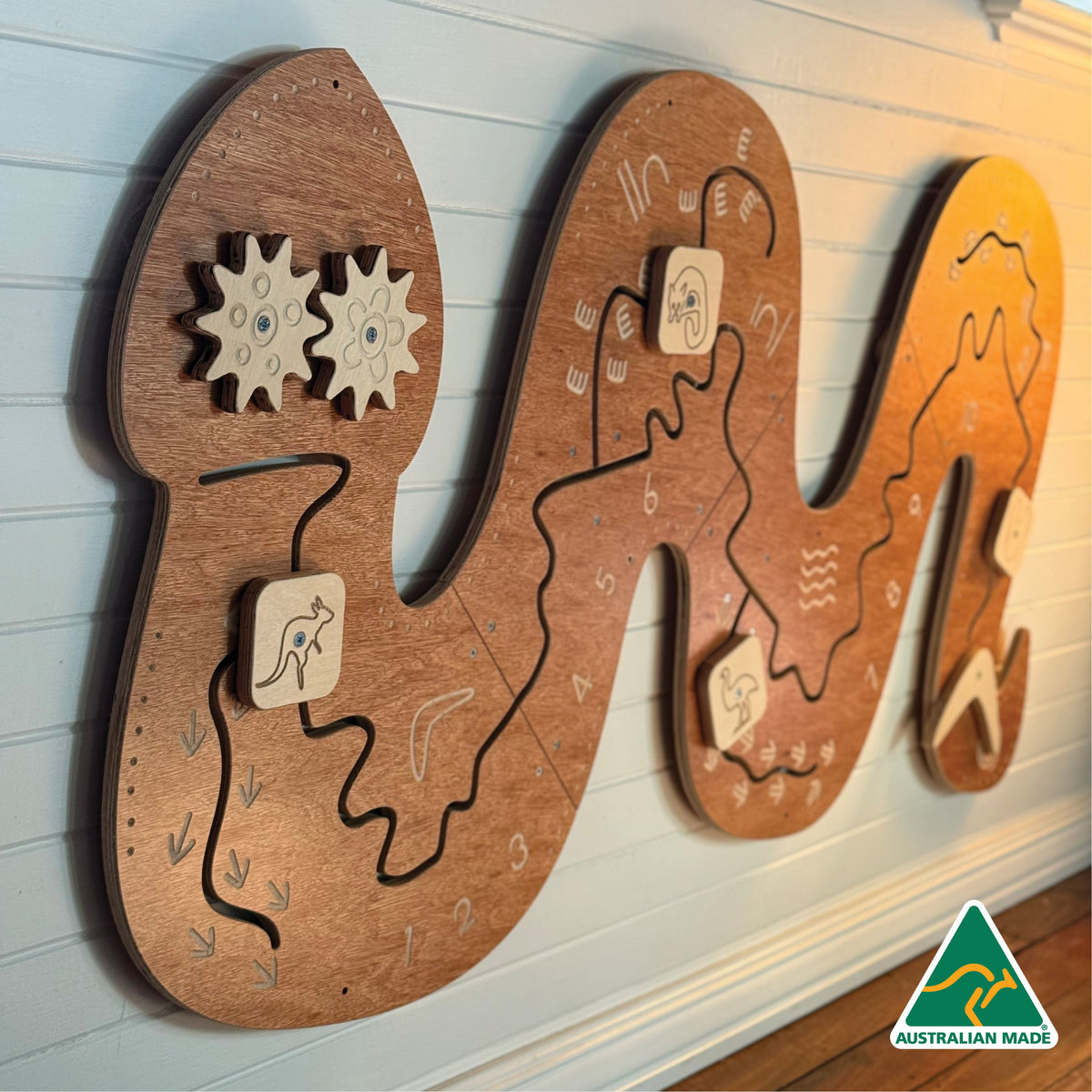 Rainbow Serpent Wall Game