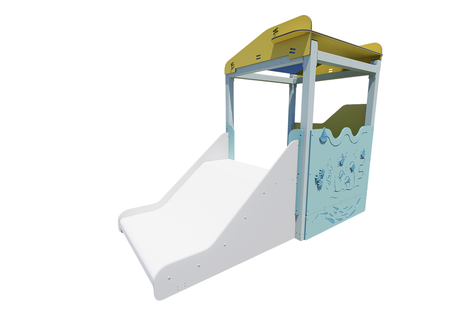 Ocean Blue Single Poddler - Baby Play Pod