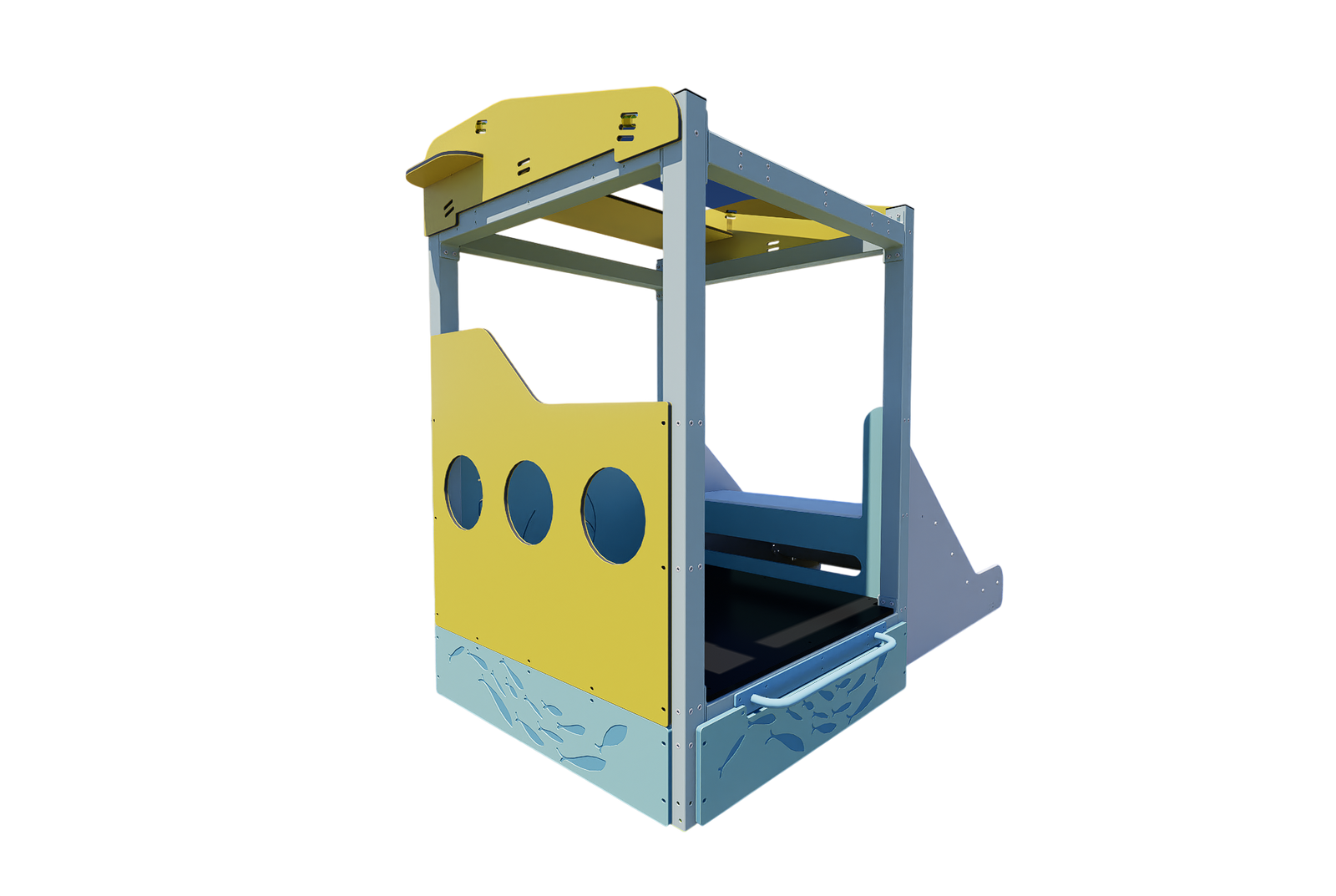 Ocean Blue Single Poddler - Baby Play Pod