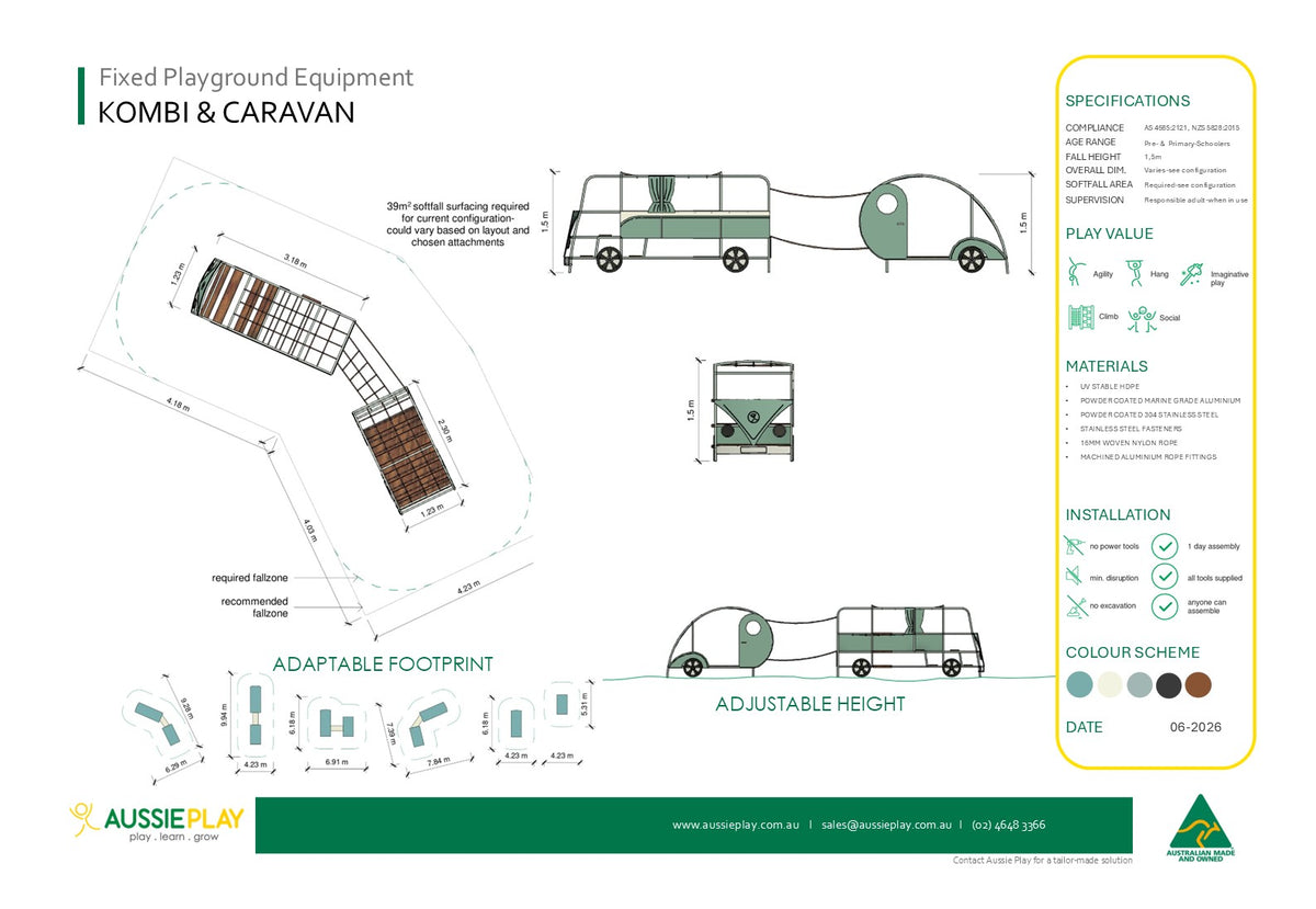 Large Kombi & Caravan Play Set