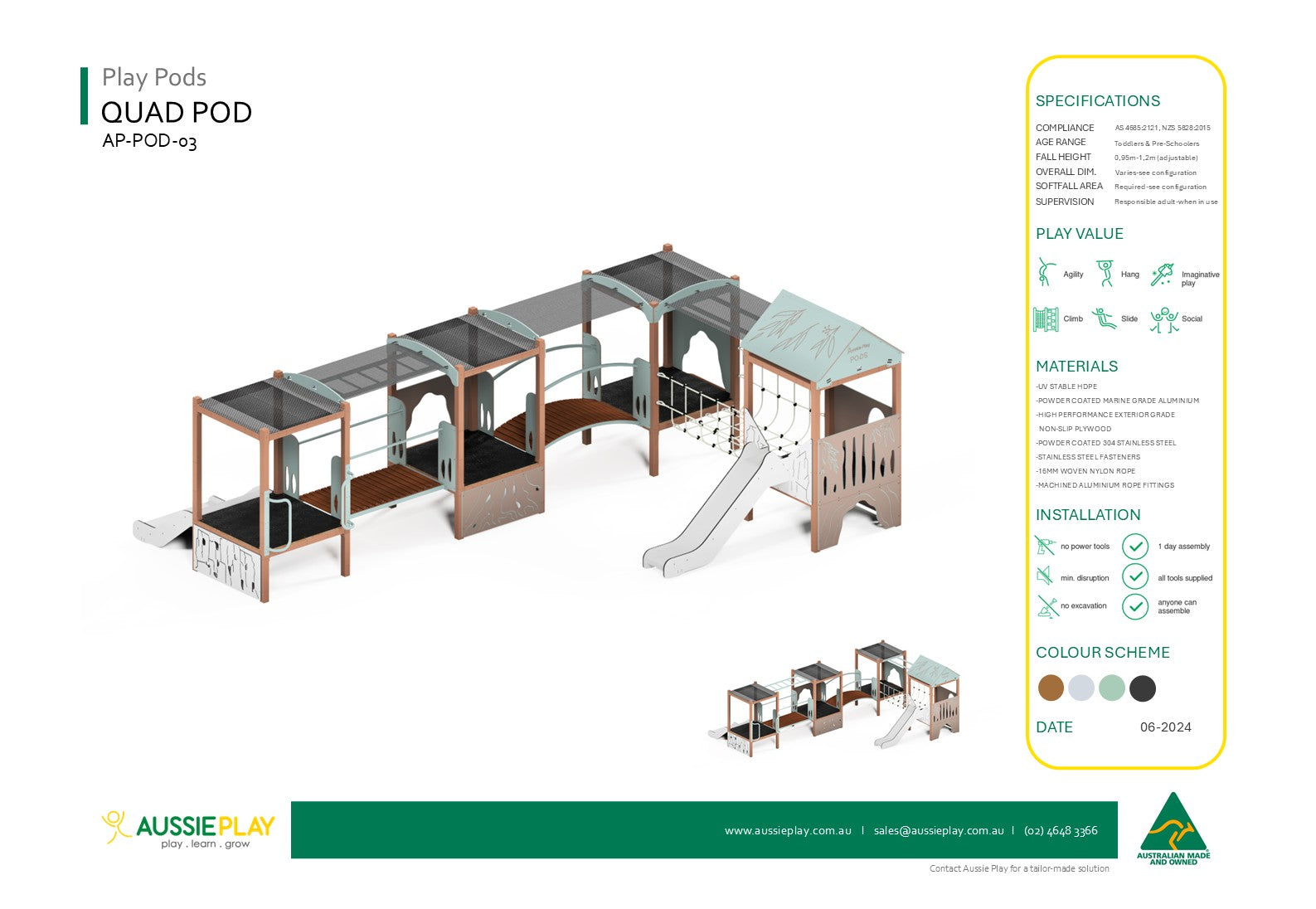 Treehouse Quad Pod