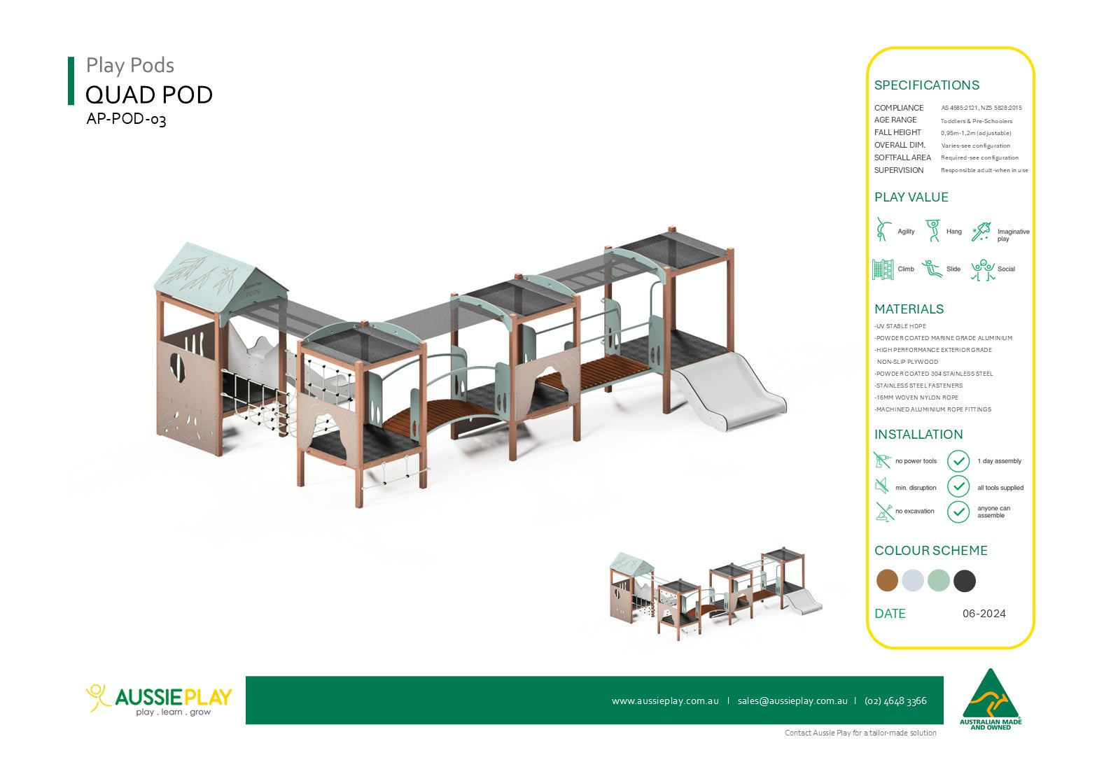 Treehouse Quad Pod