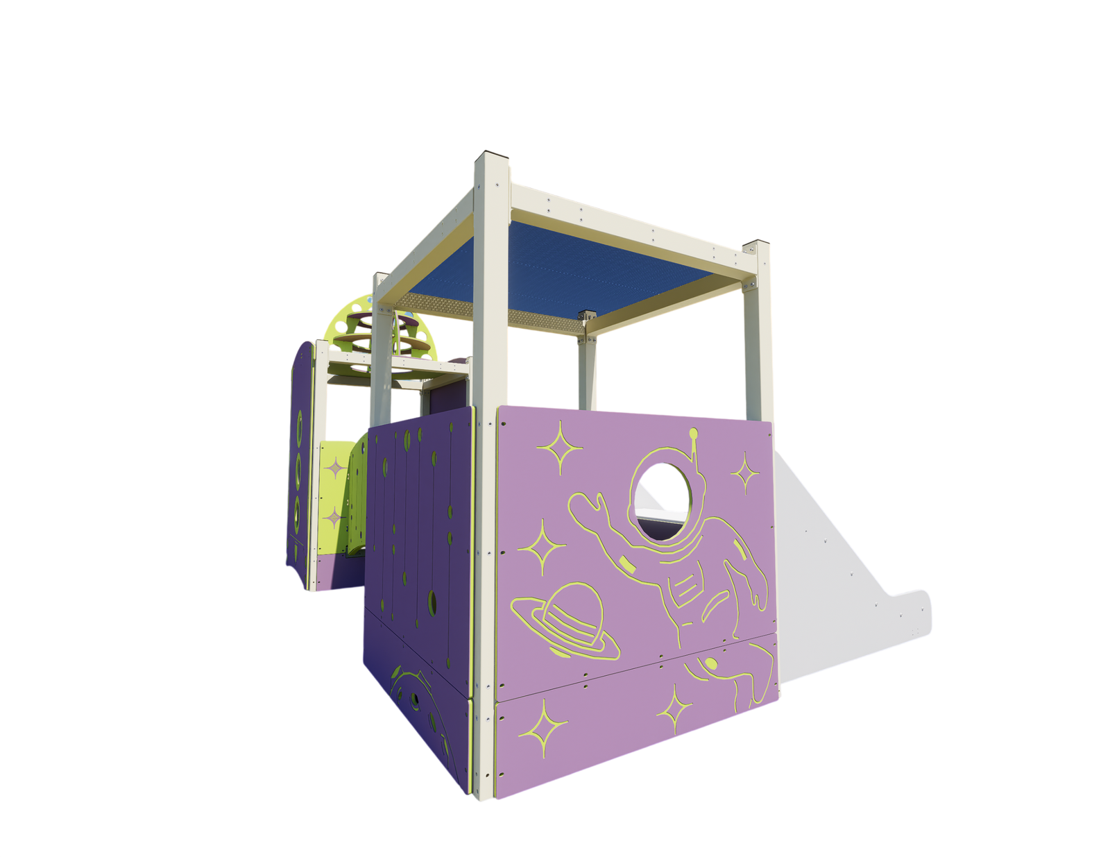 Outer Space Double Poddler - Baby Play Pod