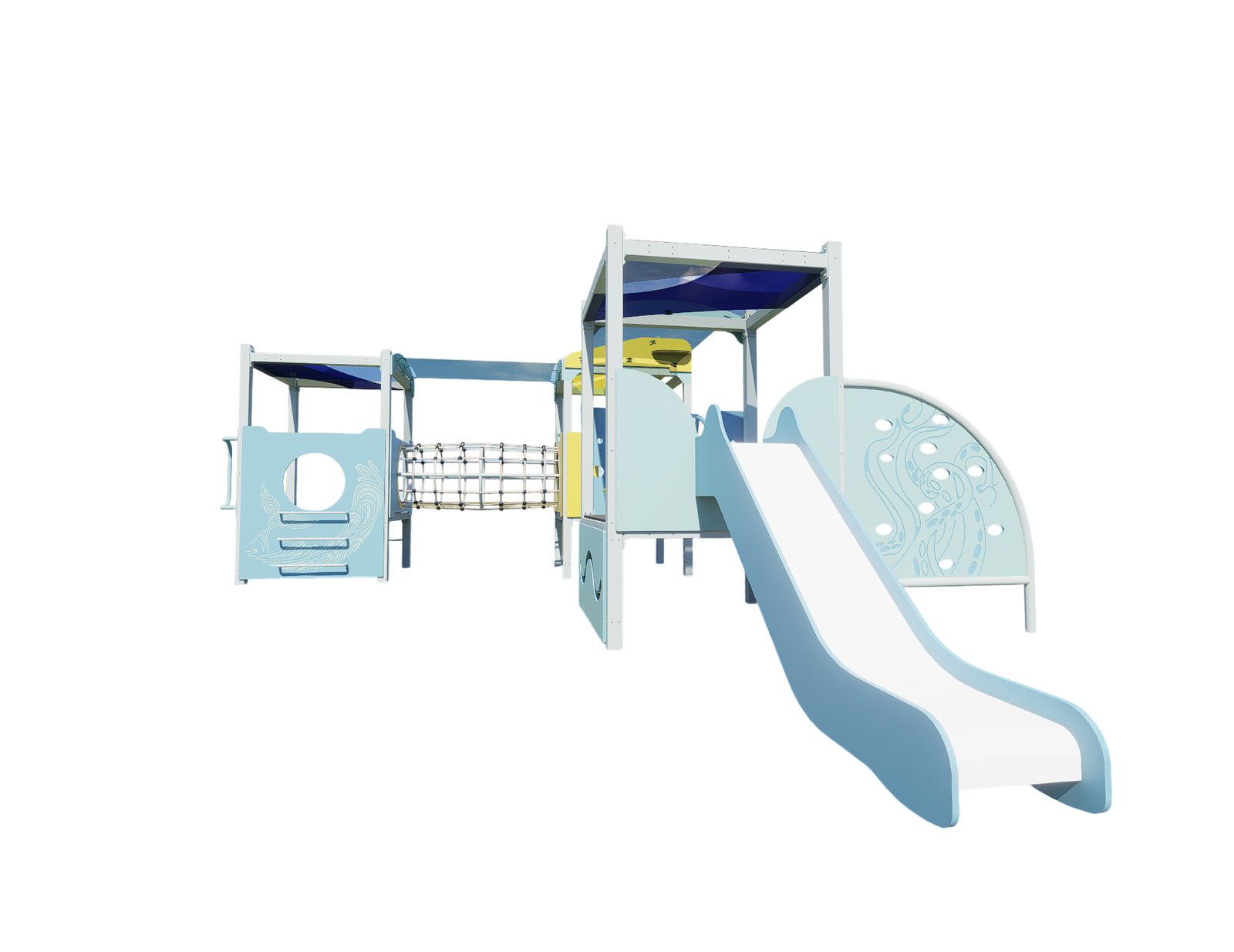 Ocean Blue Triple Pod