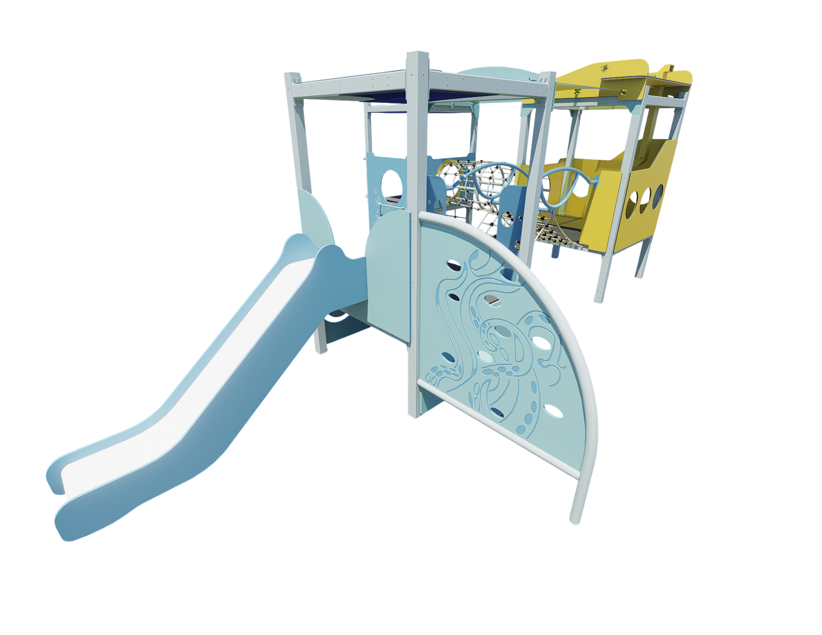 Ocean Blue Triple Pod