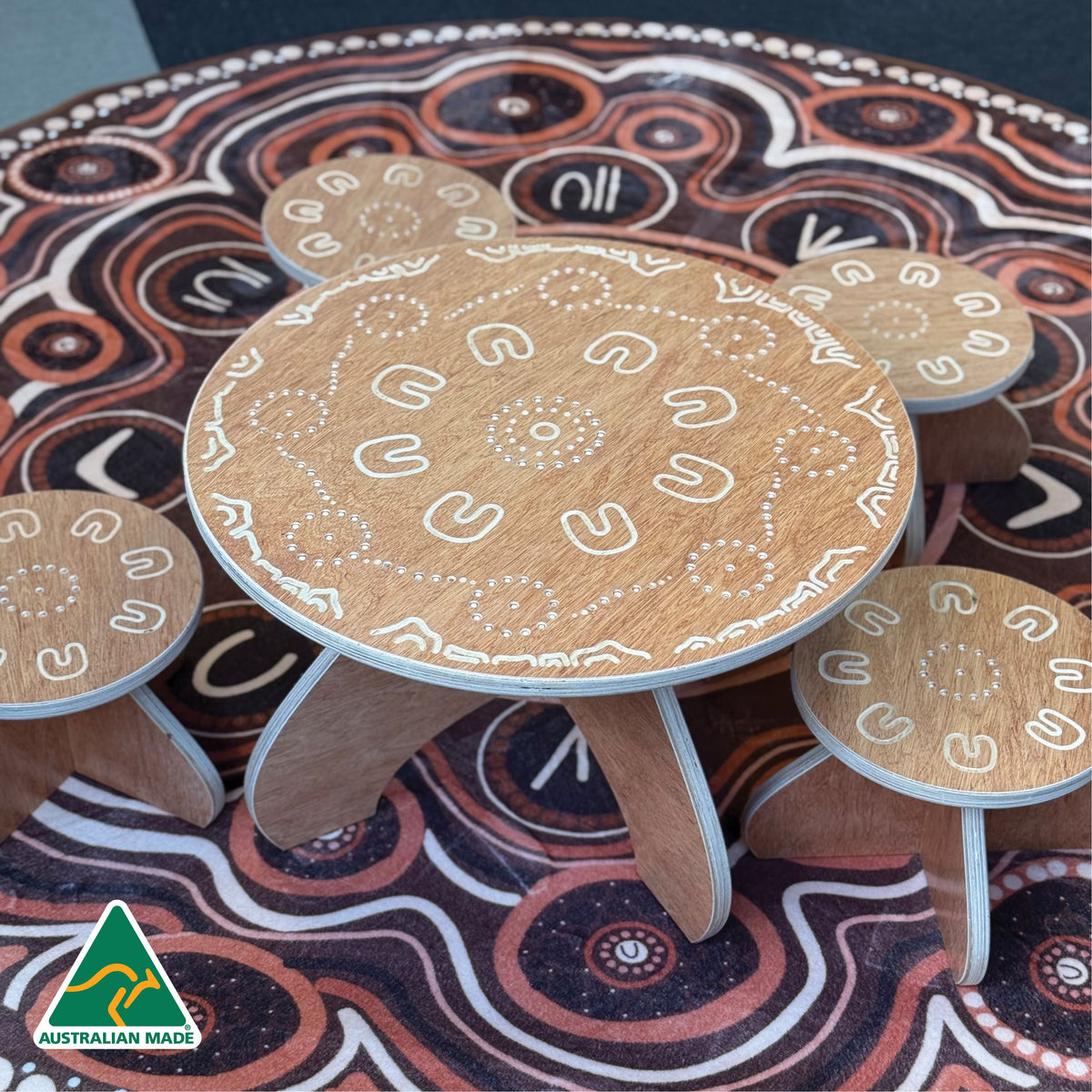 Yarning Circle Table and Stools - Pre Schooler Size