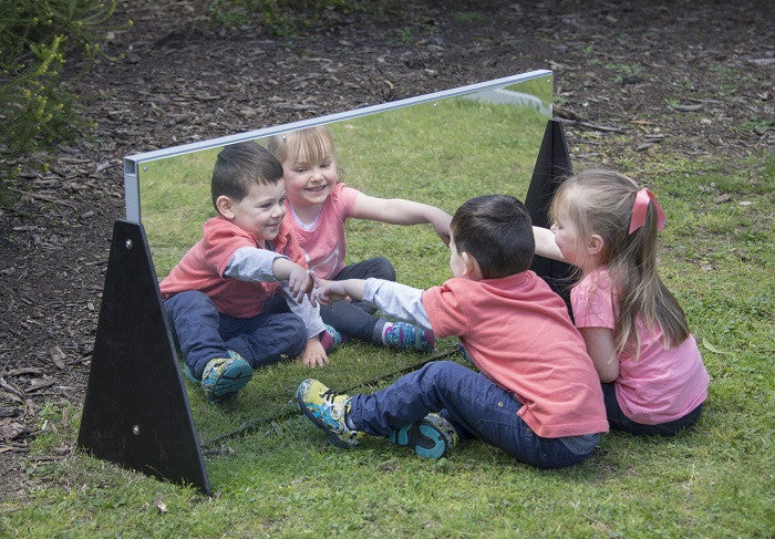 Outdoor Straight Mirror Room Divider