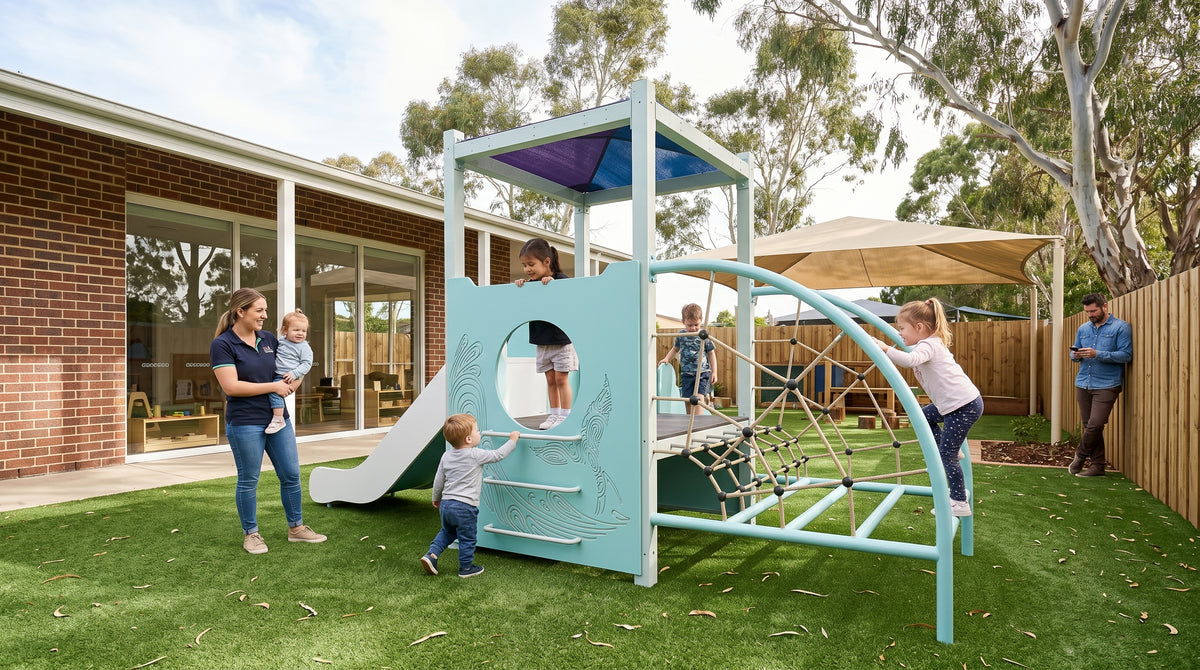Deluxe Ocean Blue Single Play Pod