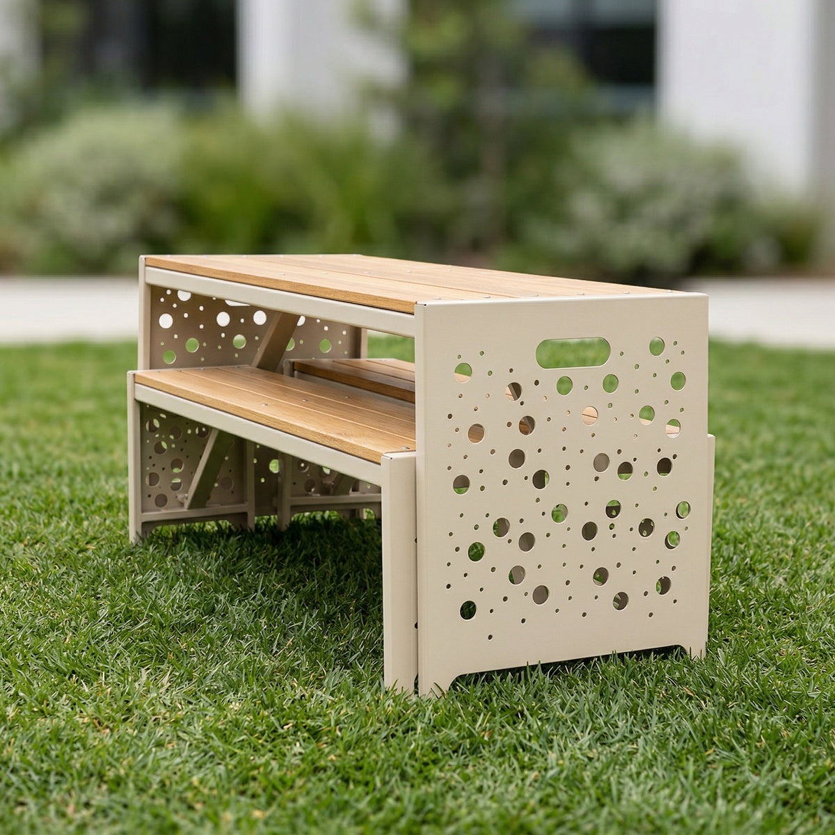 Urban Picnic Table and Bench Set