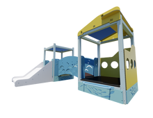 Ocean Blue Double Poddler - Baby Play Pod