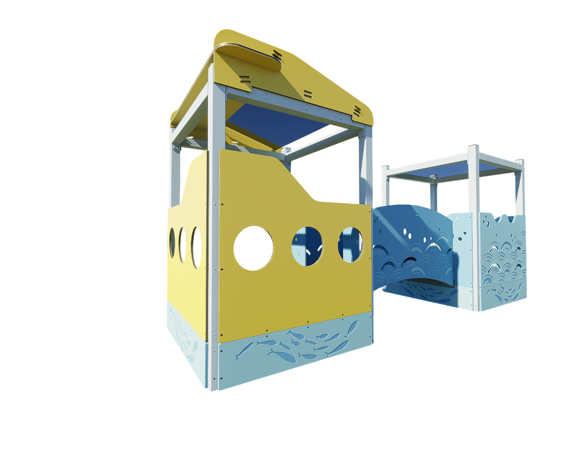 Ocean Blue Double Poddler - Baby Play Pod