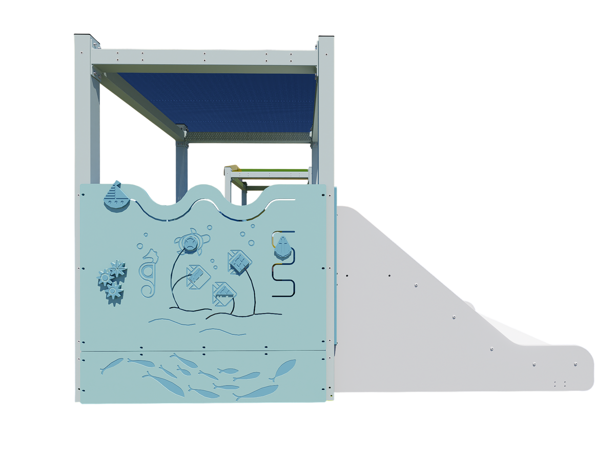 Ocean Blue Double Poddler - Baby Play Pod