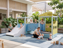 Ocean Blue Double Poddler - Baby Play Pod