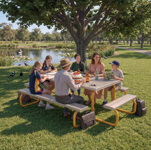 The Big Aluminium Picnic Table