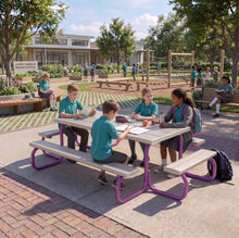 The Big Aluminium Picnic Table