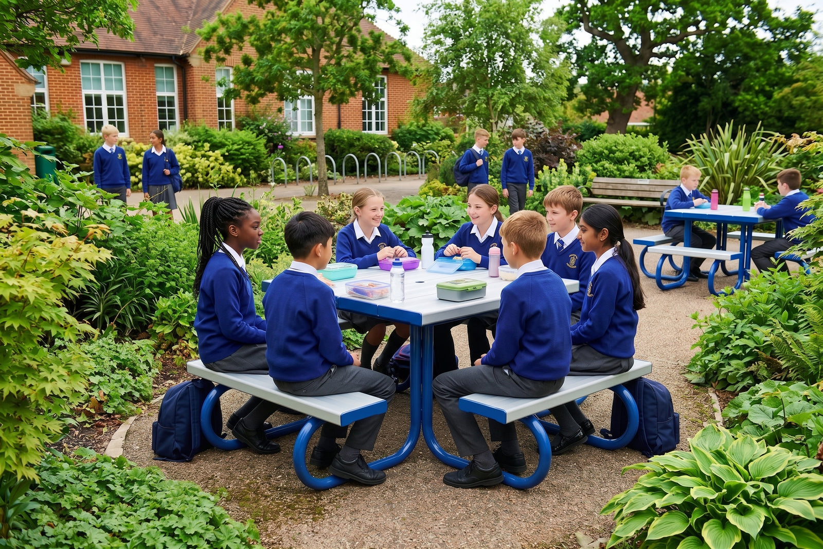 Square Aluminium Picnic Table