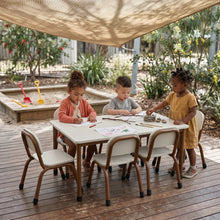 Outdoor Classroom Table and Chairs Set of 7