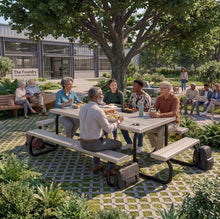 The Big Aluminium Picnic Table