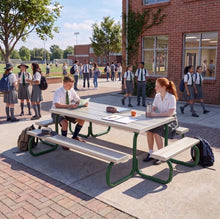 The Big Aluminium Picnic Table