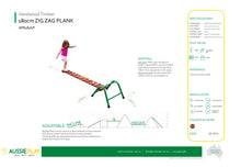 Timber Zig Zag Plank