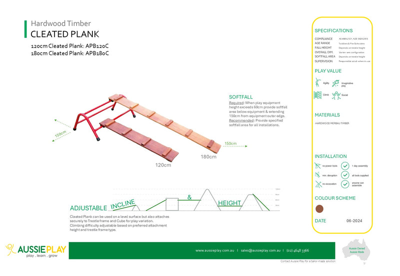 Class 1 Durability Hardwood Cleated Planks