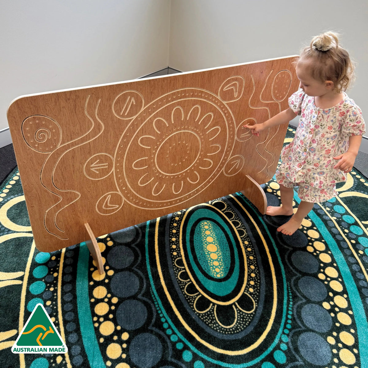 Yarning Circle Indigenous Room Divider — alternative view of room divider