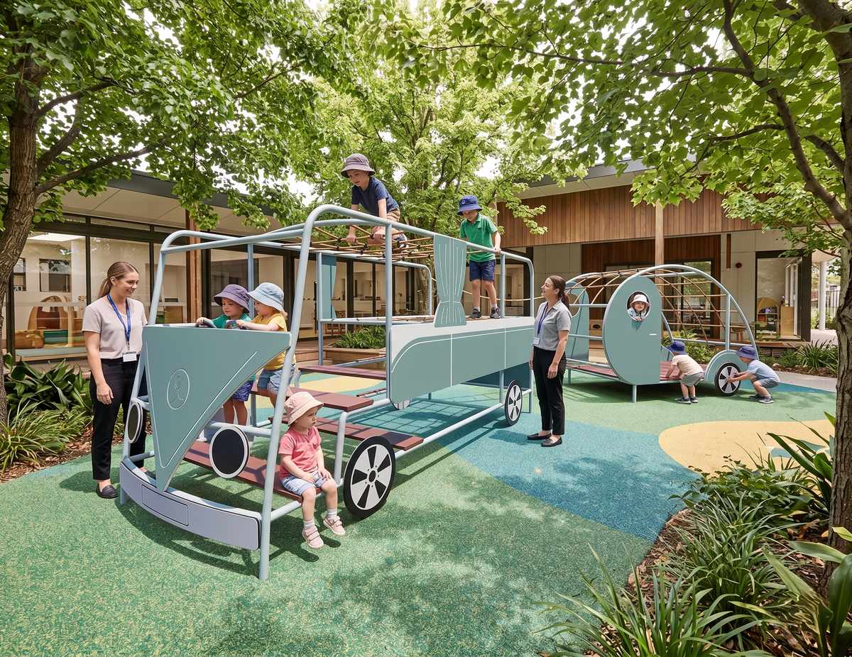 Large Kombi & Caravan Play Set