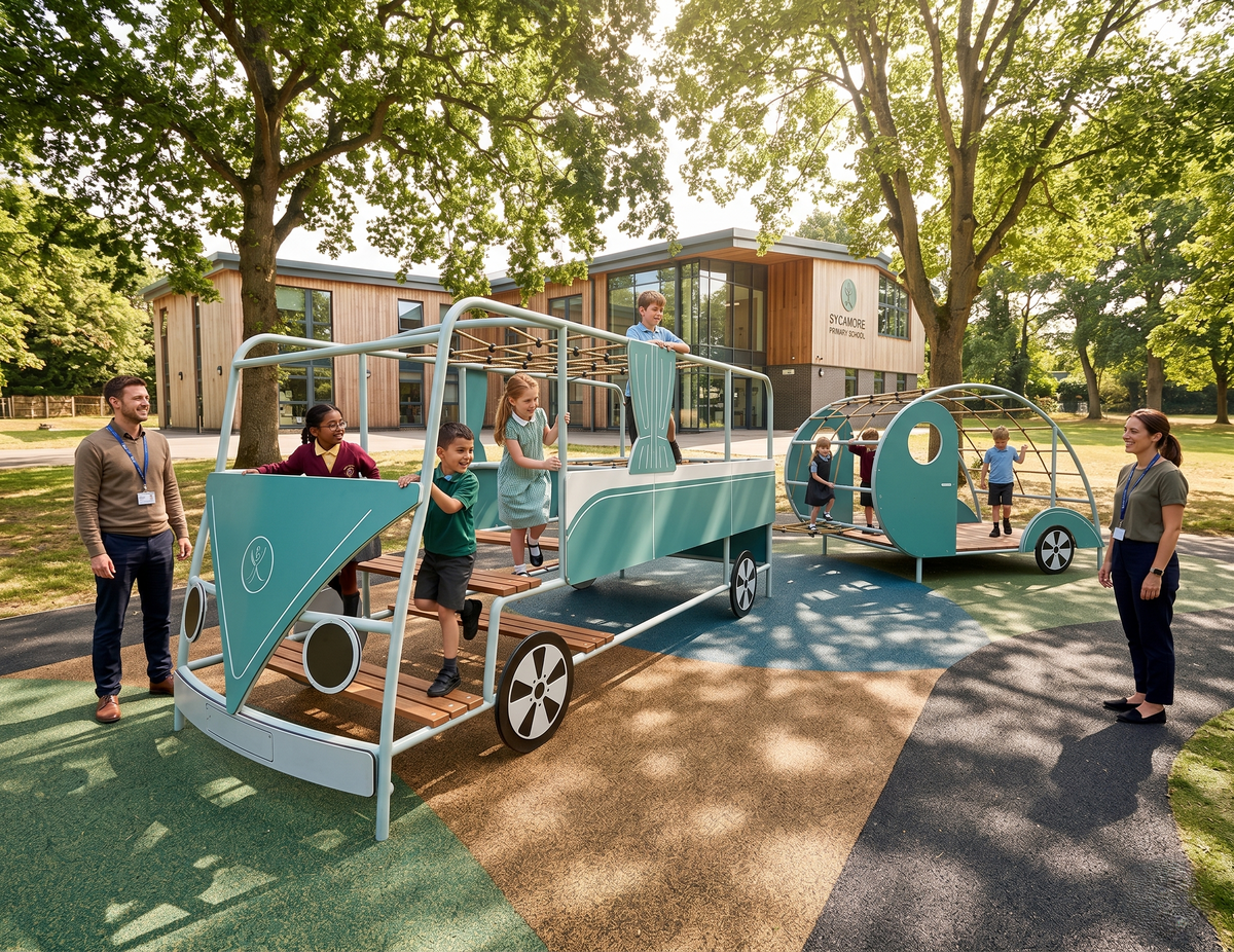 Large Kombi & Caravan Play Set
