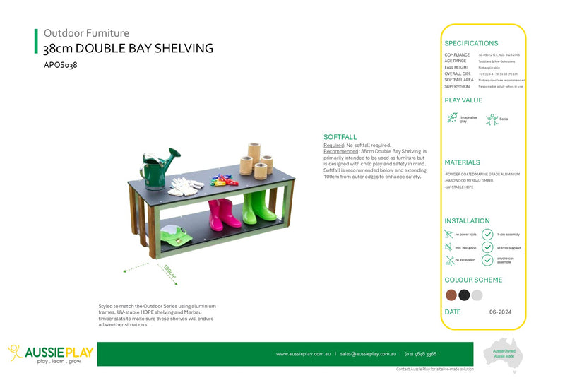 38cm Single Bay Shelving