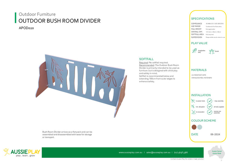 Outdoor Bush Room Divider