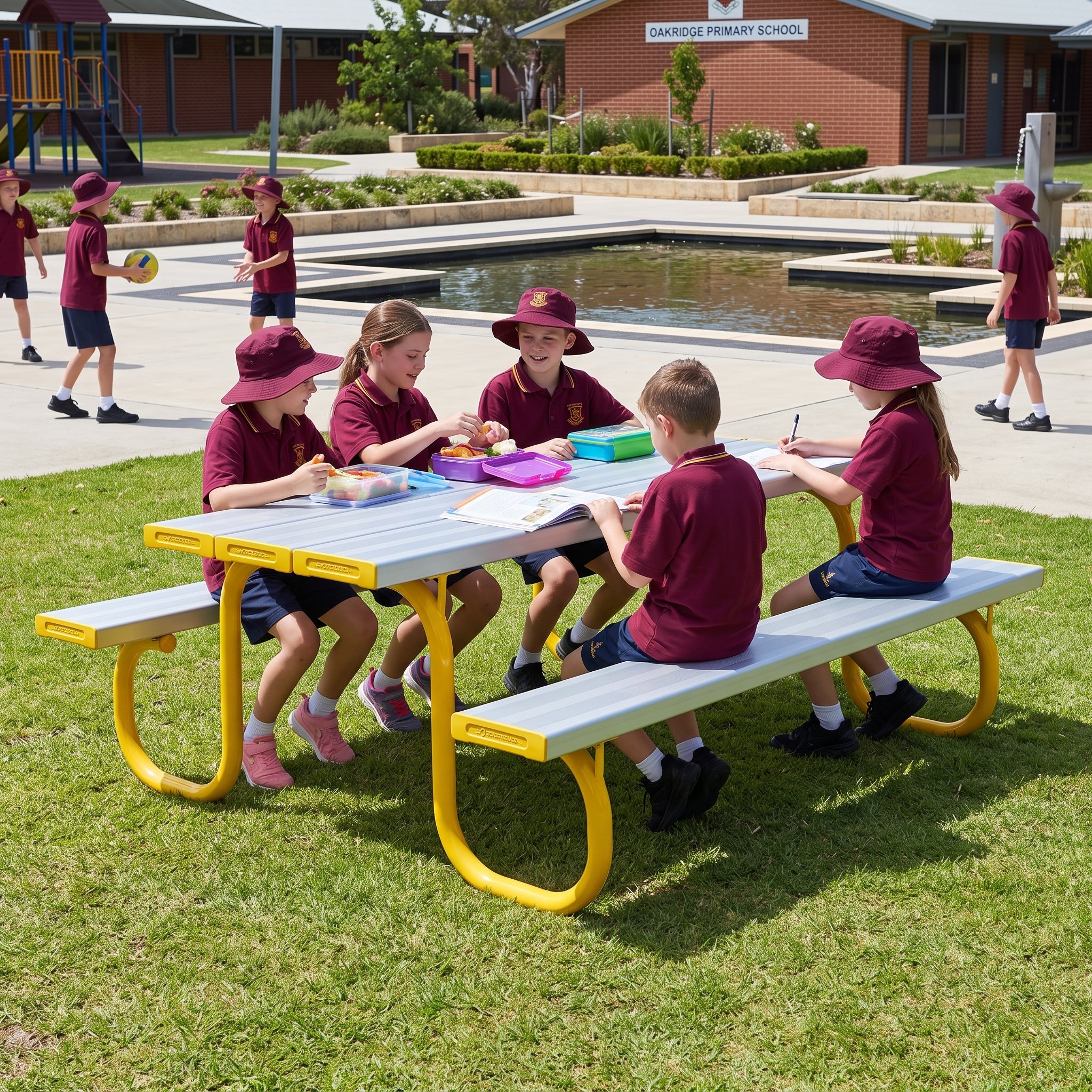 Aluminium Top Picnic Table- Primary