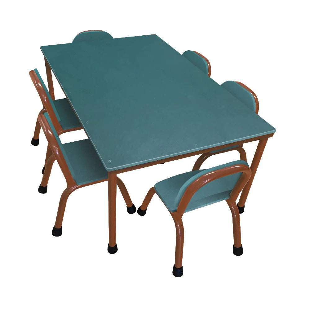 Outdoor Classroom Table and Chairs Set of 7