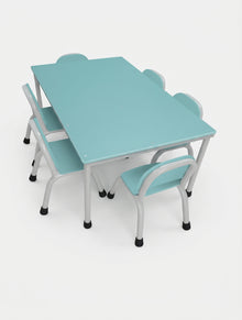 Outdoor Classroom Table and Chairs Set of 7