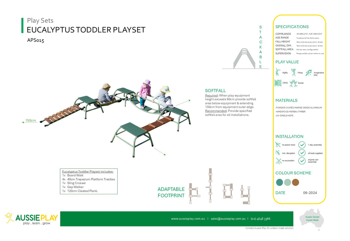 Eucalyptus Toddler Playset