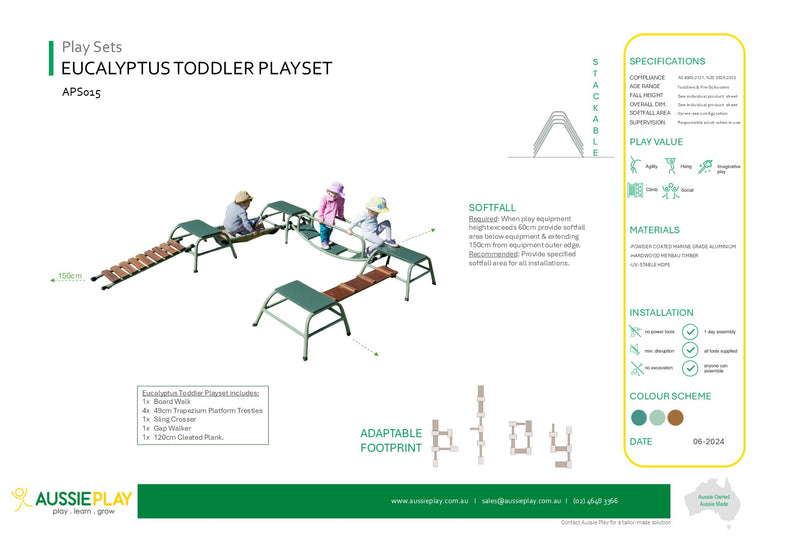 Eucalyptus Toddler Playset