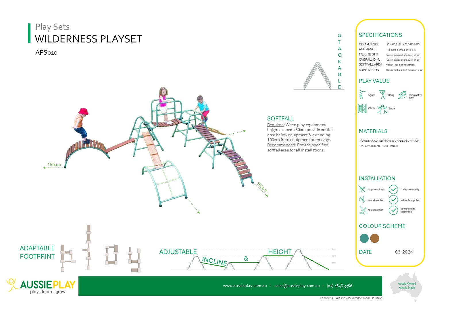 Eucalyptus Playset