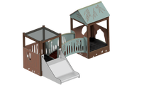 Treehouse Double Poddler - Baby Play Pod