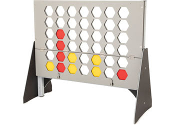 Giant 4 in a Row Game with Stand | Outdoor Childrens Strategy Game