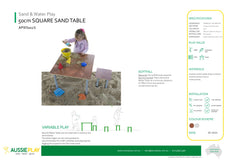 50cm Square Sand Table