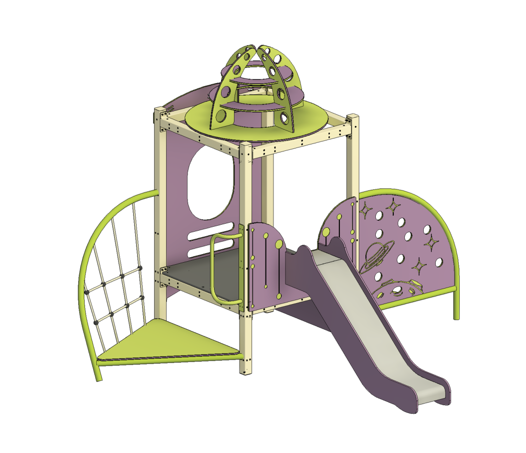 Deluxe Outer Space Single Play Pod