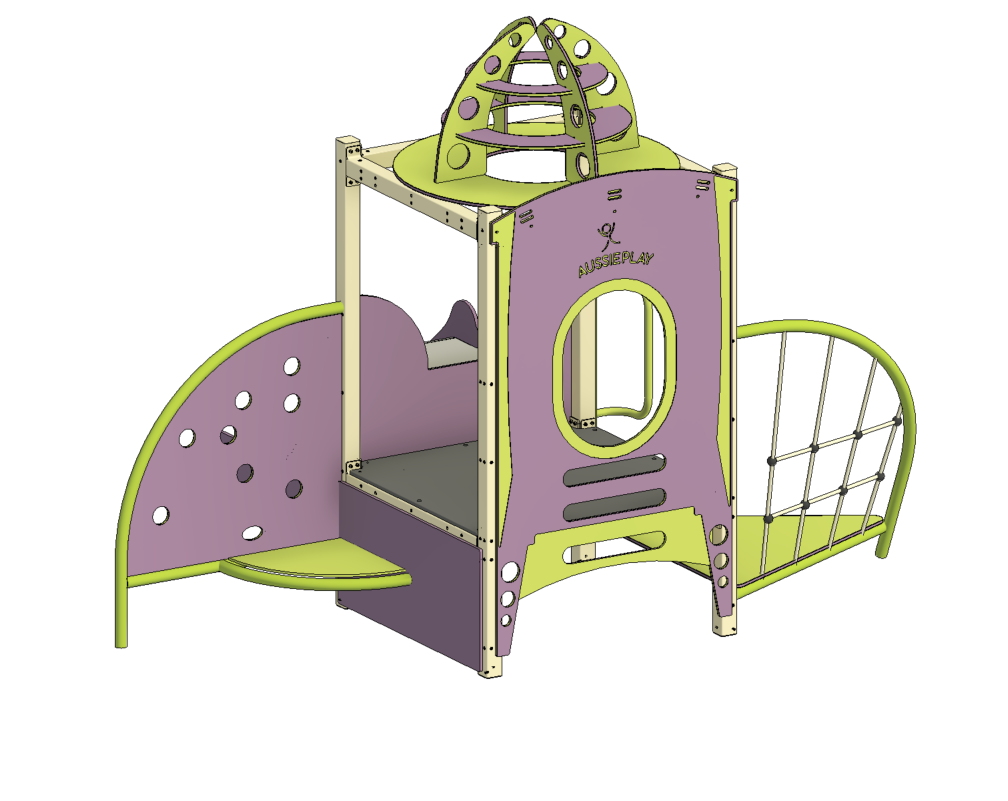Deluxe Outer Space Single Play Pod
