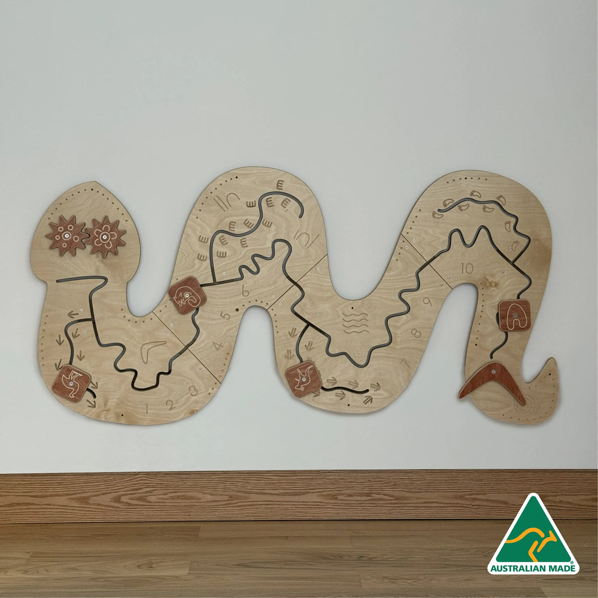Wall Serpent Bag and Hat Hanger