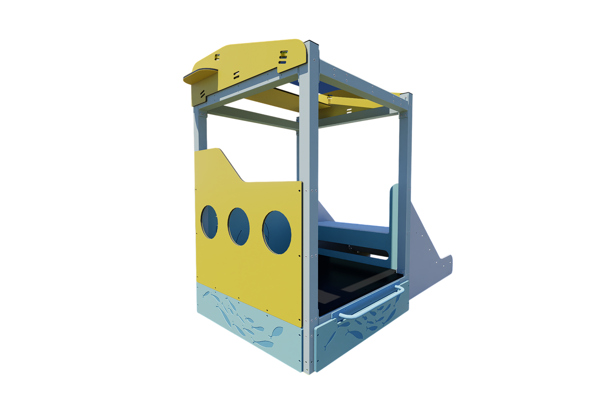 Ocean Blue Single Poddler - Baby Play Pod