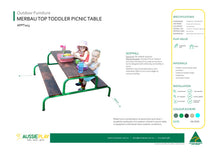 Outdoor Merbau Top Picnic Table