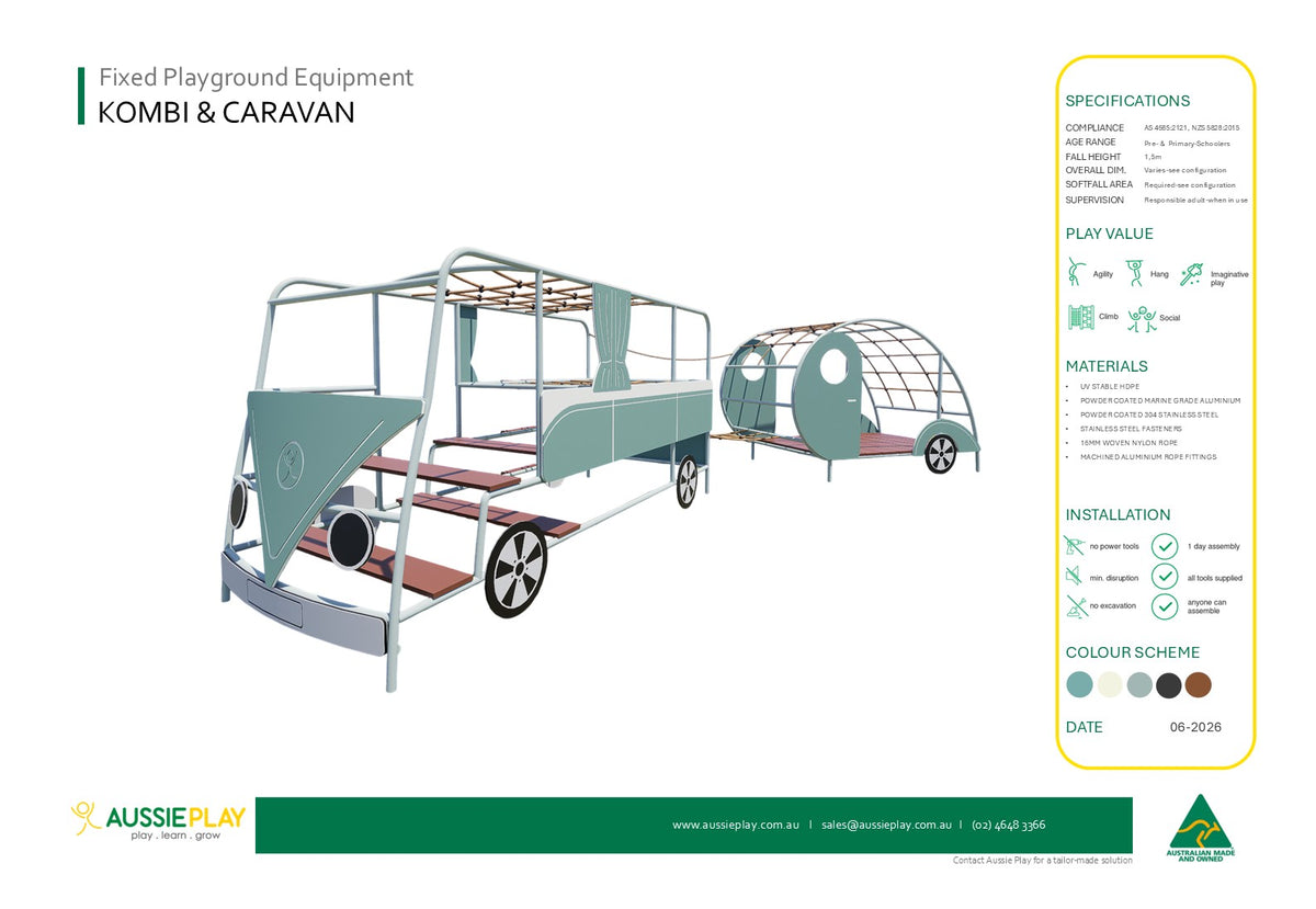 Large Kombi & Caravan Play Set