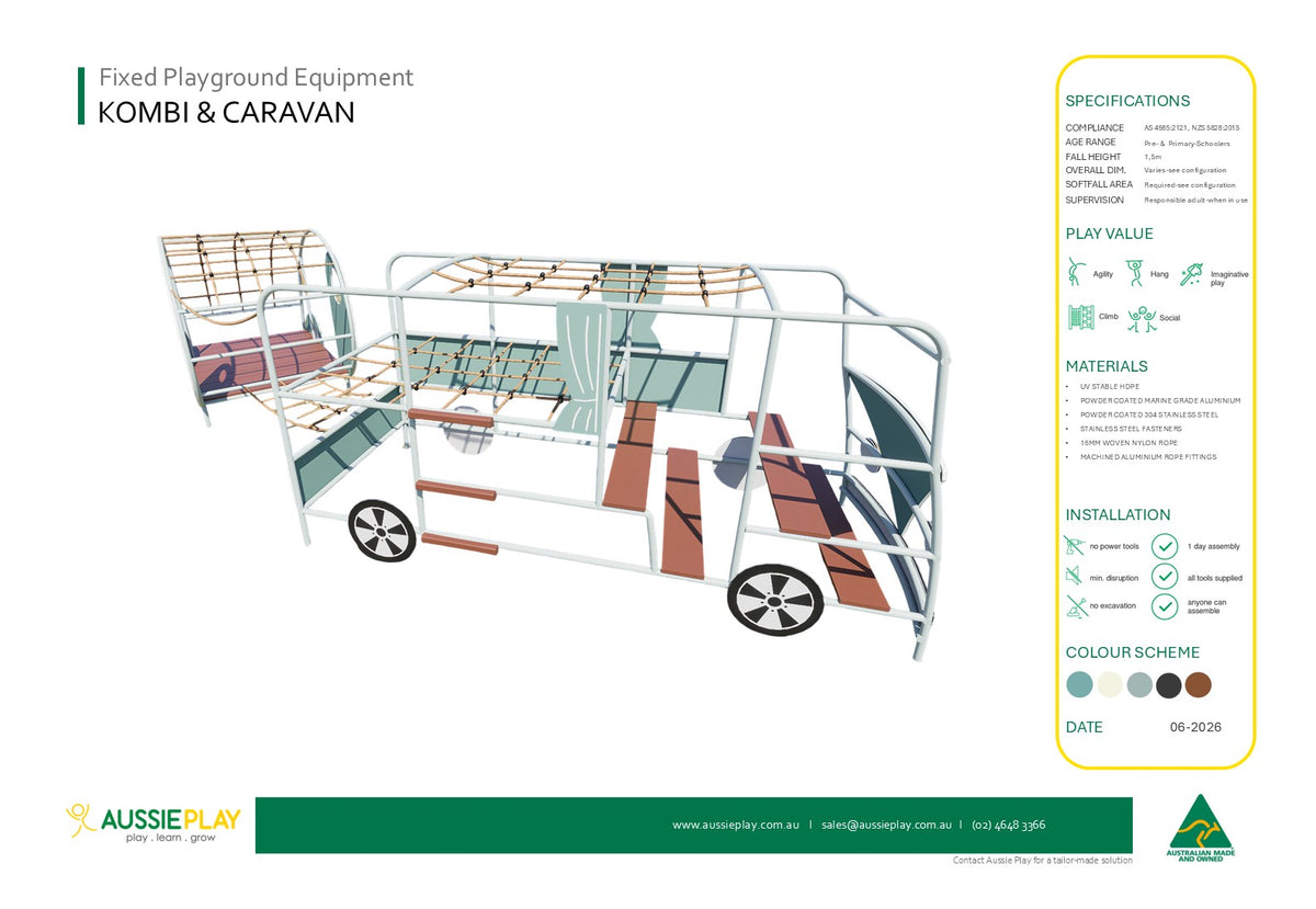 Large Kombi & Caravan Play Set