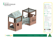 Treehouse Double Poddler - Baby Play Pod