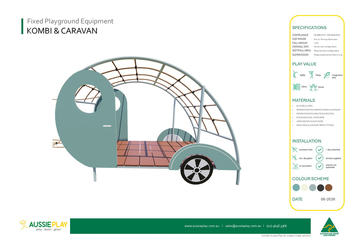 Large Kombi & Caravan Play Set