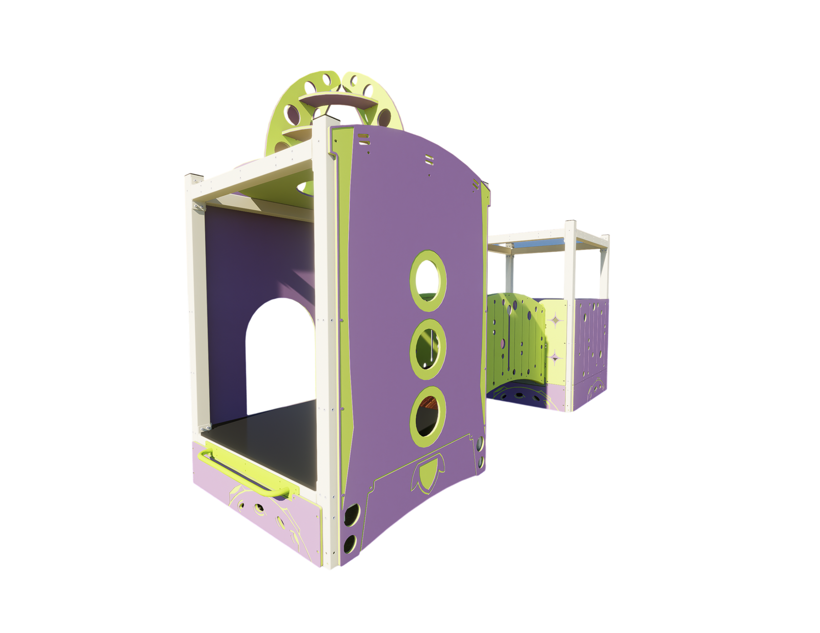 Outer Space Double Poddler - Baby Play Pod